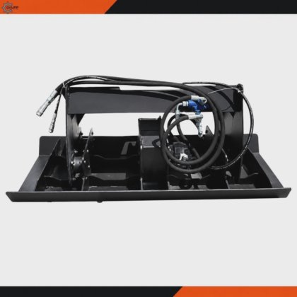 JCT Vibratory Compactor Hydraulic Skid Steer Grader Attachment Bobcat ...