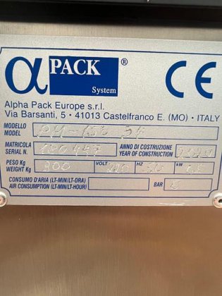 ALPHA PACK VERTICAL PACKAGING MACHINE FOR POWDERS AND STICK PACKS in ...
