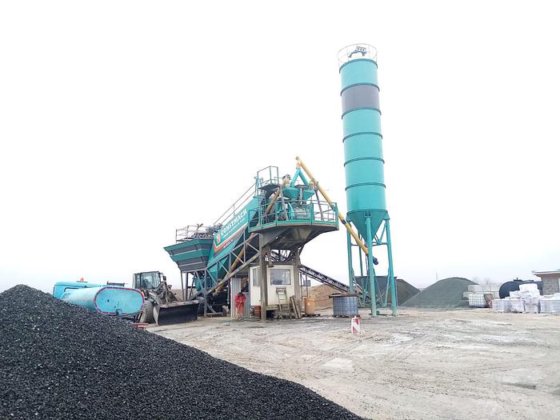 30 m3/h 移動式コンクリートプラント