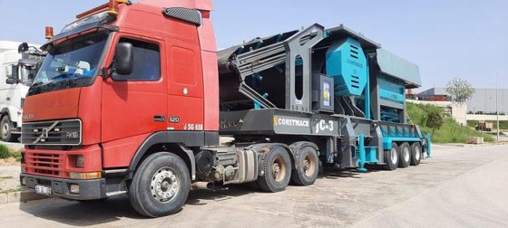 移动颚式破碎站