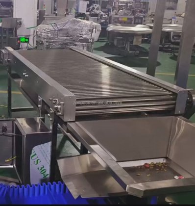 用于纸箱纸板盒的不锈钢动力辊筒输送机