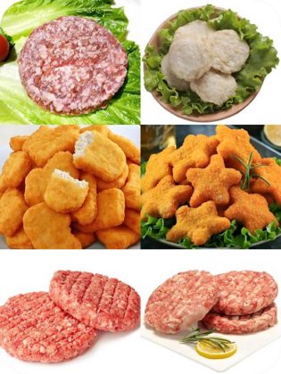 肯德基汉堡肉饼制作机牛肉饼鸡肉饼不同形状批发价食品级不锈钢