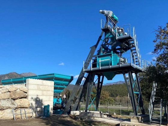 100 m3 コンパクトコンクリートバッチプラント