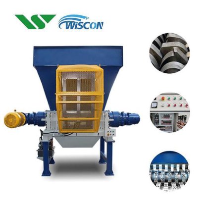 プラスチックパイプシュレッダーマシン ダブルシャフトシュレッダー