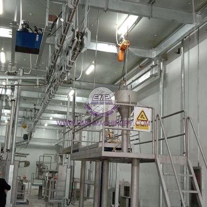 服务周到的牲畜加工肉牛屠宰机械工具 牛屠宰场屠宰设备输送轨道
