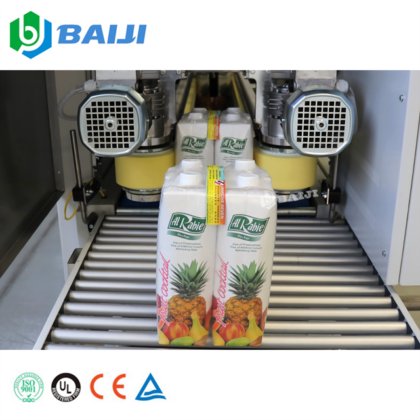 BAIJI 饮料用自动胶带手柄粘贴机 手柄薄膜带包装涂抹器