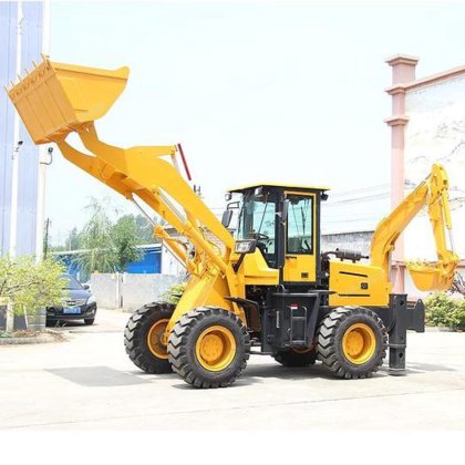 mini tractor backhoe loader tractor