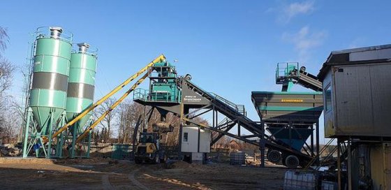 移動式コンクリートバッチプラント