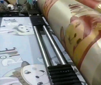 7280C(任意花回型)磁棒+刮刀通用式圆网印花机