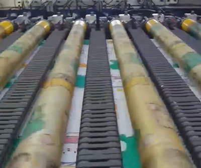 7280A系列:(高速型)磁棒+刮刀通用式圆网印花机