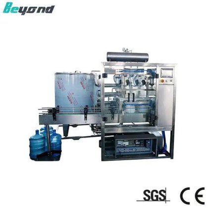 高品质全自动 5 加仑 20 升纯净水瓶清洗灌装旋盖机
