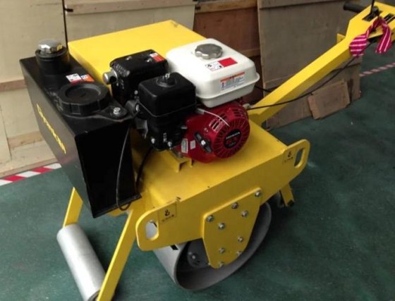 DRL-70 动态直销实价 360KG 迷你压路机 液压步履式振动压路机出售