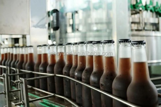 玻璃瓶啤酒碳酸饮料苏打水软饮料灌装旋盖包装封口机