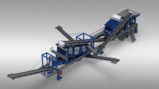 Sermaden モバイルインパクトクラッシャー: 中程度から硬い石の破砕に最適