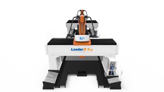 LoaderB Twin 动柱式双横梁龙门五轴加工中心