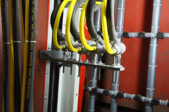LAD Vertical Glass Sandblasting Machine