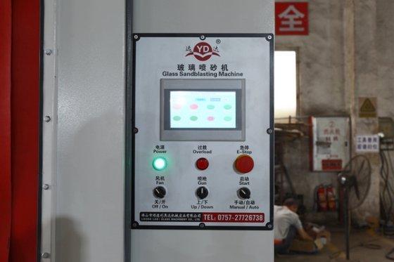 LAD Vertical Glass Sandblasting Machine