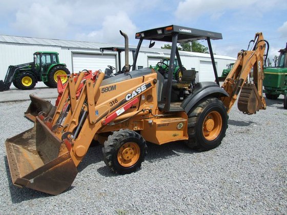 Case IH 580 Backhoe Loader picture
