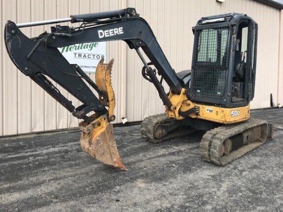 John Deere 50D Excavator picture