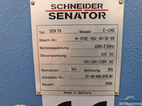 2000 Schneider Senator SEN78 E-LINE