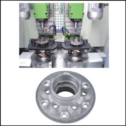 双位置伺服转台机床