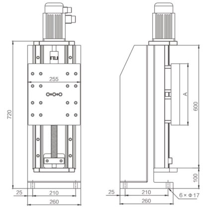 数控垂直线滑轨