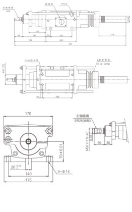 SPYY-08液压钻动力头