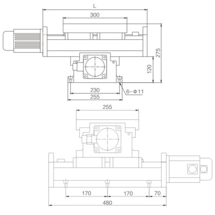 数控线十字滑轨