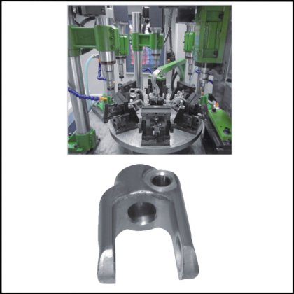 多工位转台钻攻丝铣床