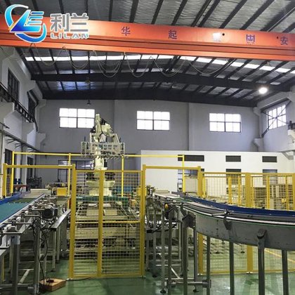 Automatic Line Palletizer Bag Line Machine Robot Stacker Robot ...