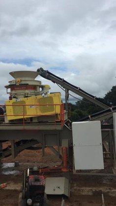 移動式破砕プラント