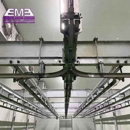 完整的绵羊屠宰场解决方案，屠宰设备的山羊胴体敷料输送轨道