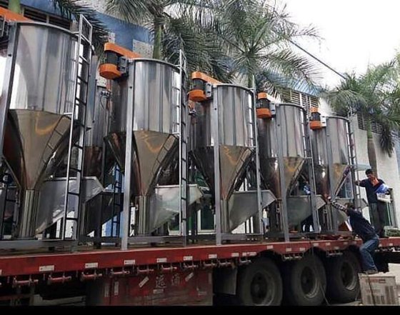 塑料树脂搅拌混合器 用于塑料加工的大型材料混合器