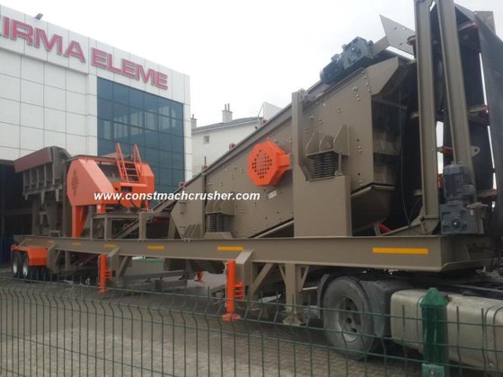移动颚式破碎机。从仓库发货