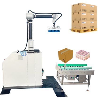 Fully Automatic Carton Box Palletizing Workstation Palletizer in ...