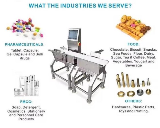 食品传送带重量检测机