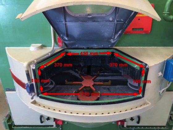 AUTOMATIC SAND BLASTING MACHINE USF