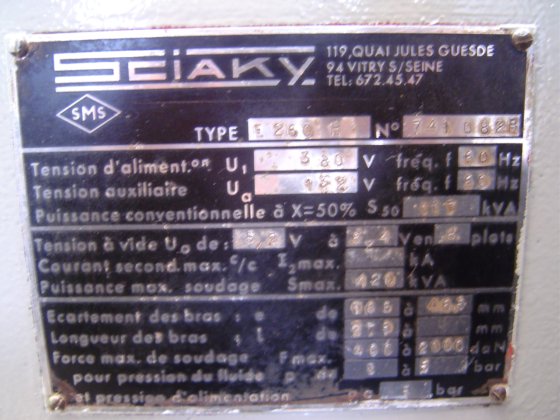 凸焊机 SCIAKY E 260 H