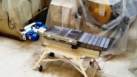 GROB 800X400 ヘビーデューティー電動循環ボールねじ駆動リニアフィードテーブルユニット