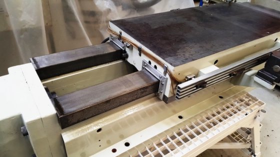 GROB 800X400 ヘビーデューティー電動循環ボールねじ駆動リニアフィードテーブルユニット