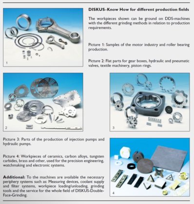 両面垂直グラインダー DISKUS DDS 600 III