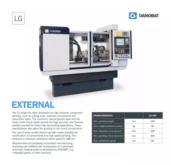 外圆磨床（类似新品）Danobat LG-400-S