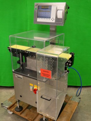 ガーブンスTopLine VS2 インライン秤量機、リジェクト・プリンター付き、重量範囲300gまで