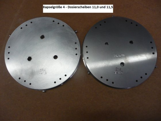 ボッシュ GKF 330/400 カプセル充填装置交換部品およびドージングプレート