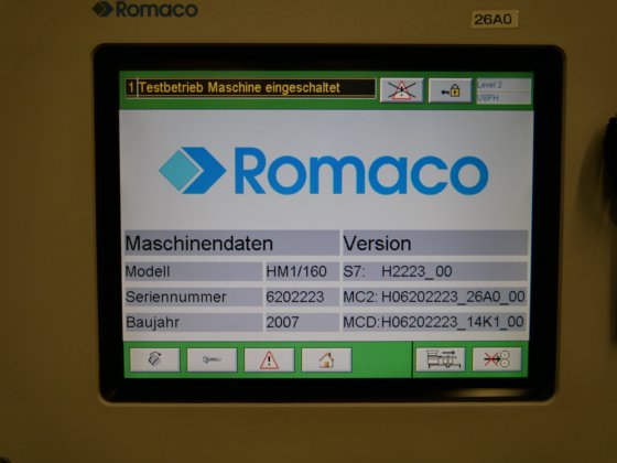 ロマコ・シエブラー HM1/160 錠剤用縦型ストリップ包装機