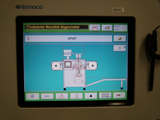 ロマコ・シエブラー HM1/160 錠剤用縦型ストリップ包装機