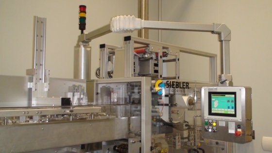 Siebler + Göring 5000/160E 発泡性錠剤用縦型四方シールストリップパッカー