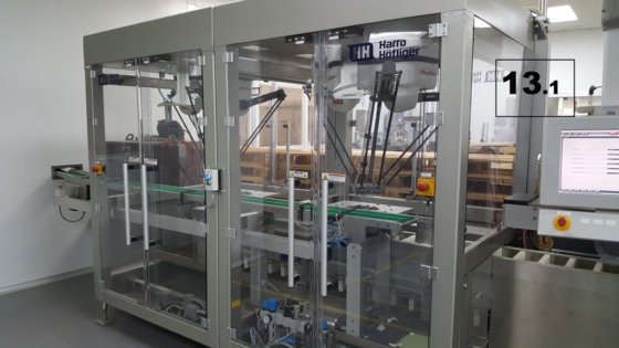 Siebler + Göring 5000/160E 発泡性錠剤用縦型四方シールストリップパッカー