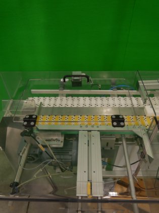 用于将折叠箱翻转 180° 的 Remmler +