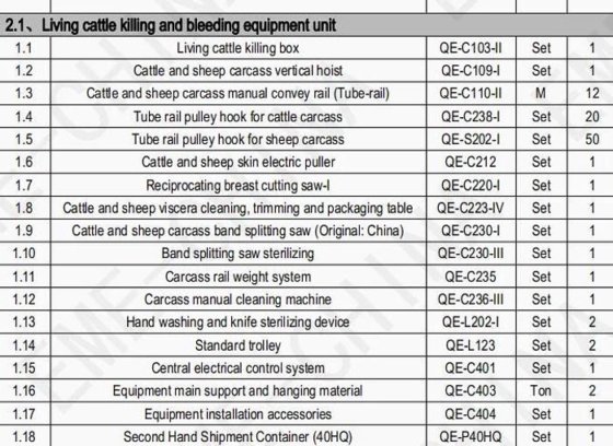 每天 3-4 头牛的移动屠宰场屠宰设备集装箱